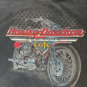 Vintage 90s Harley-Davidson Cafe T-shirt